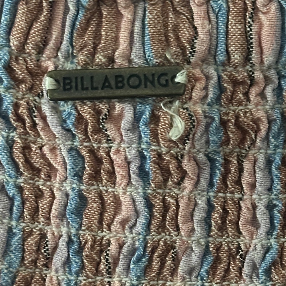 Billabong Pink and Blue Textured Jumpsuit - Picture 5 of 7